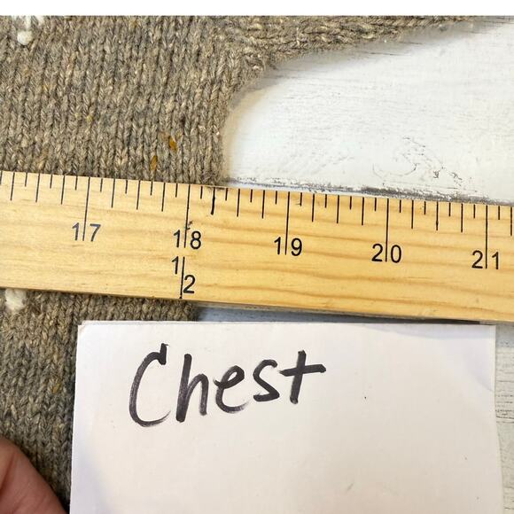 VTG Lemon Grass Petite Small tan Christmas Snowman Holiday Ugly Sweater embroid - Picture 5 of 7